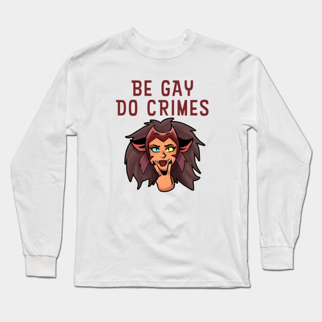 Be gay do crimes Long Sleeve T-Shirt by swinku
